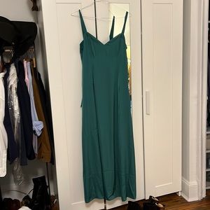 NWT Long emerald green ModCloth dress